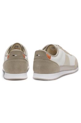 Trainers with mesh detailing, Light Beige