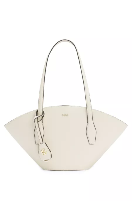 Tote bag with Double B monogram key ring