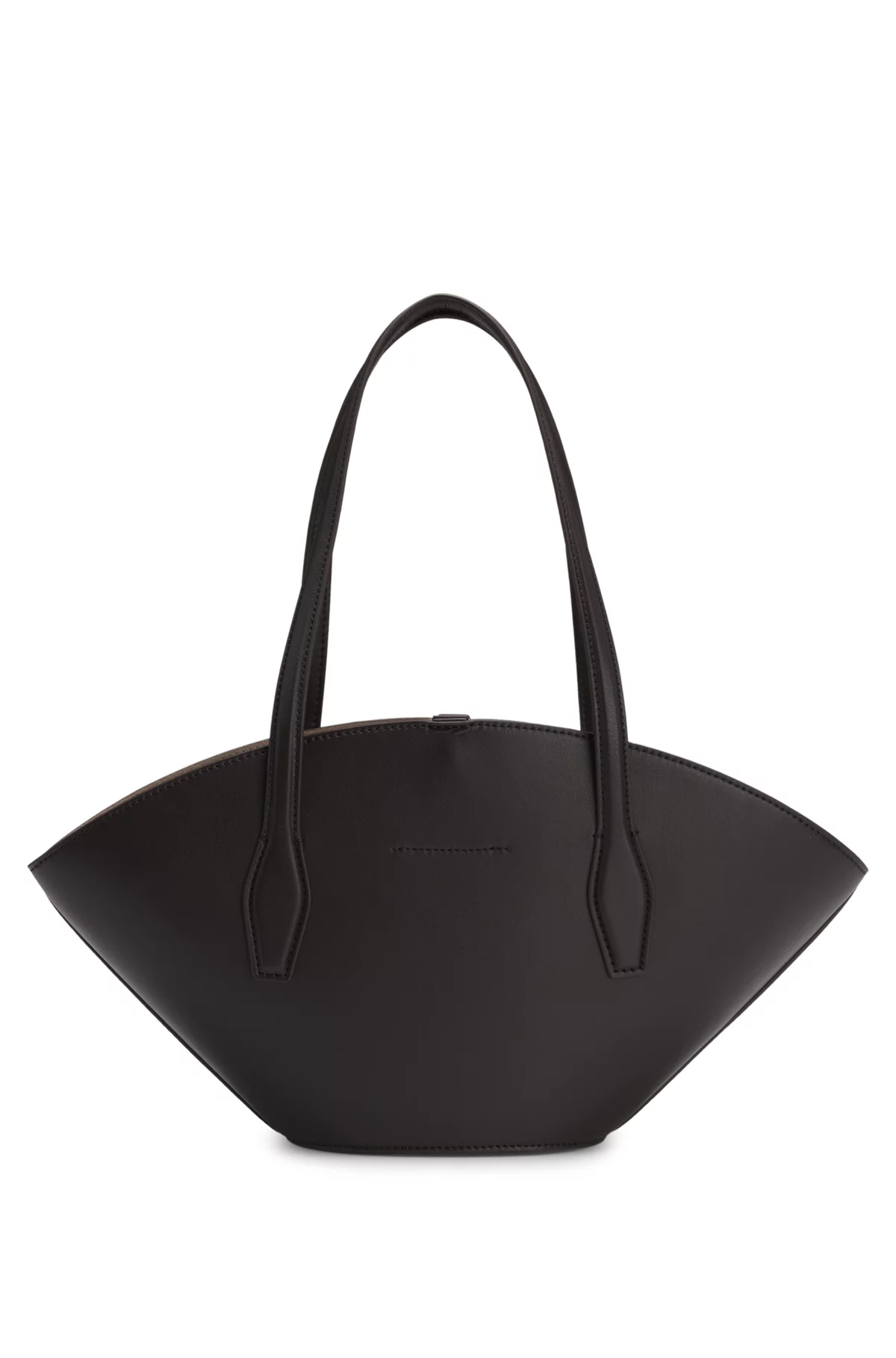 Tote bag with Double B monogram key ring, Dark Brown