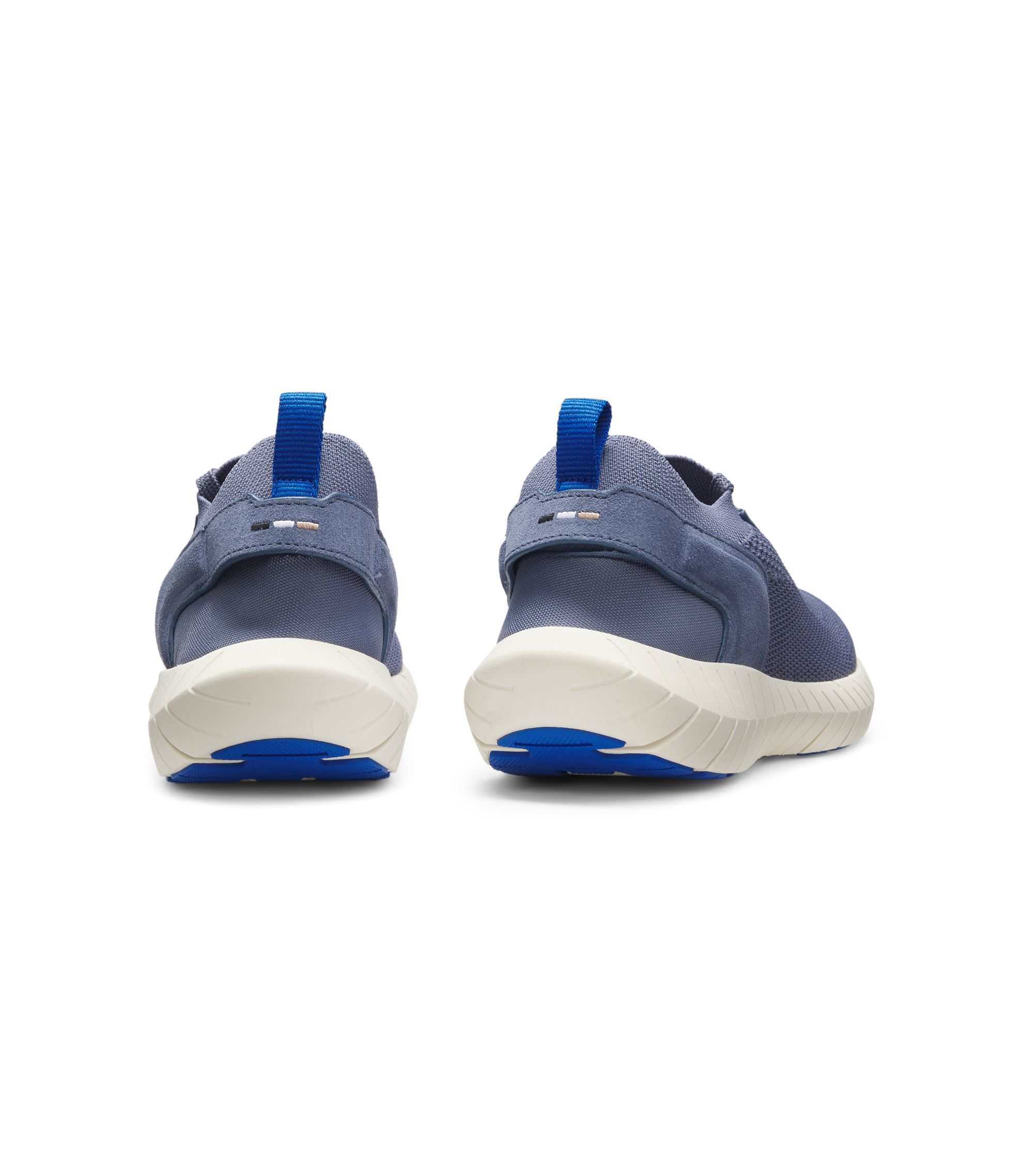 BOSS - BOSS-MOTION sneakers with knitted uppers and leather trims