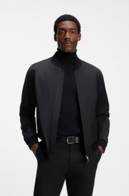 Cintur&oacute;n reversible de piel italiana, Negro