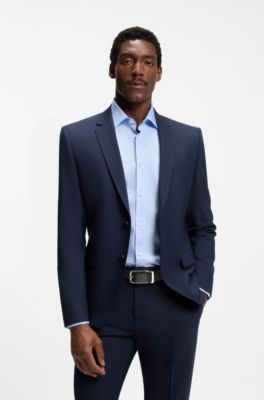 Cintur&oacute;n reversible de piel lisa y estampada, Negro