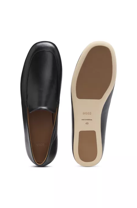 Leather loafers made in Portugal