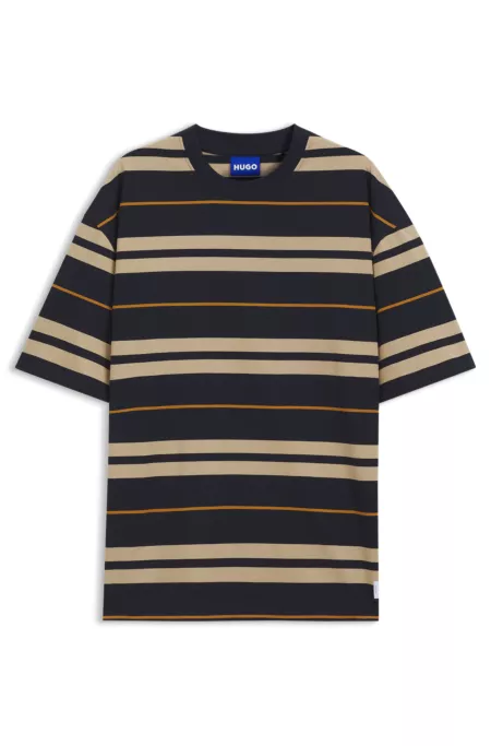 Loose-fit striped T-shirt