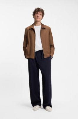 Veste en laine vierge BOSS BY BECKHAM, Marron