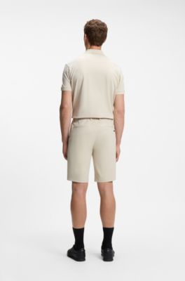Shorts activos en tejido multiel&aacute;stico repelente al agua, Beige claro