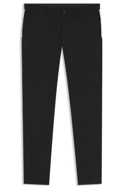 Regular-fit pants in water-repellent stretch fabric