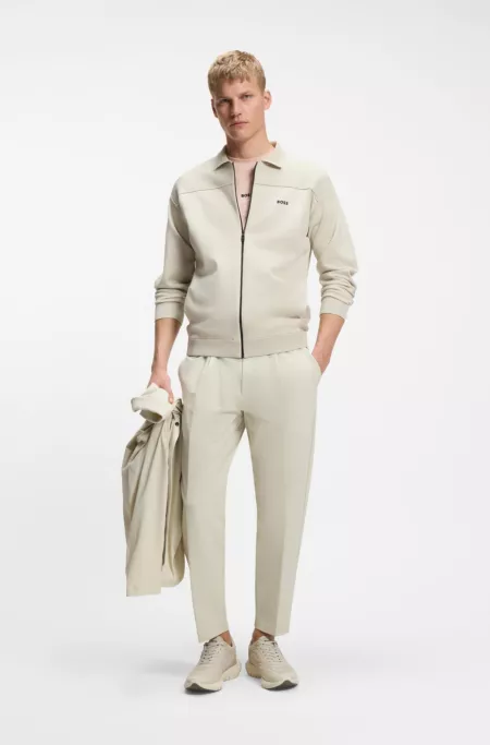 Active tapered-fit pants in water-repellent stretch fabric