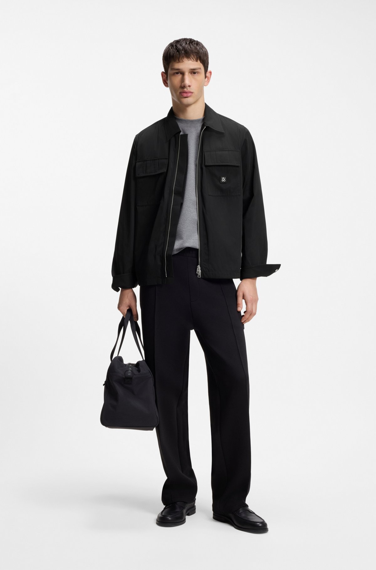 oversized dress shirt men Gus - White - XS - The Frankie Shop resisting creases to keep you looking sharp all day Men - Brown Oversized-Fit Denim