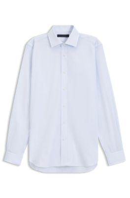 BOSS BY BECKHAM camisa slim fit en algod&oacute;n, Celeste