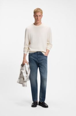 Maine Vaqueros regular fit en tejido vaquero el&aacute;stico, Azul oscuro