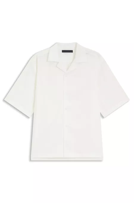 BOSS BY BECKHAM relaxed-fit shirt in fluid fabric