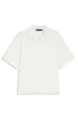 BOSS BY BECKHAM relaxed-fit shirt in fluid fabric