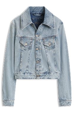 Veste camionneur Slim à délavage marbré