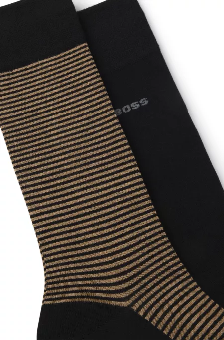 Two-pack of regular-length logo socks