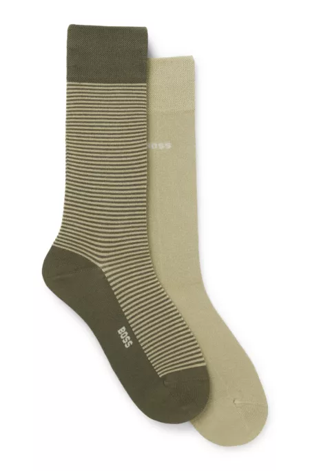 Two-pack of regular-length logo socks