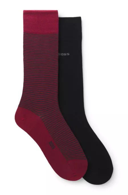 Two-pack of regular-length logo socks