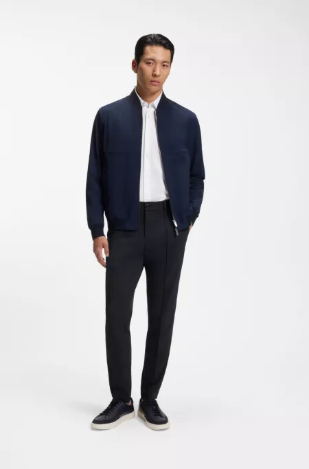 Slim-fit pants in performance stretch fabric