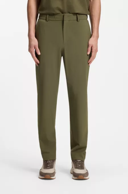 Tapered-fit pants in performance stretch fabric