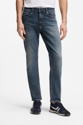 Delaware Slim-fit jeans in stretch cotton blend, Blue