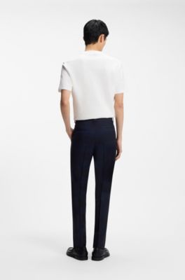 Camiseta de algod&oacute;n con efecto arrugado, Blanco