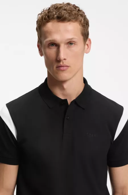 Paddy polo shirt in stretch cotton