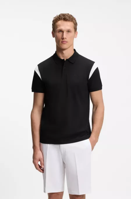 Paddy polo shirt in stretch cotton