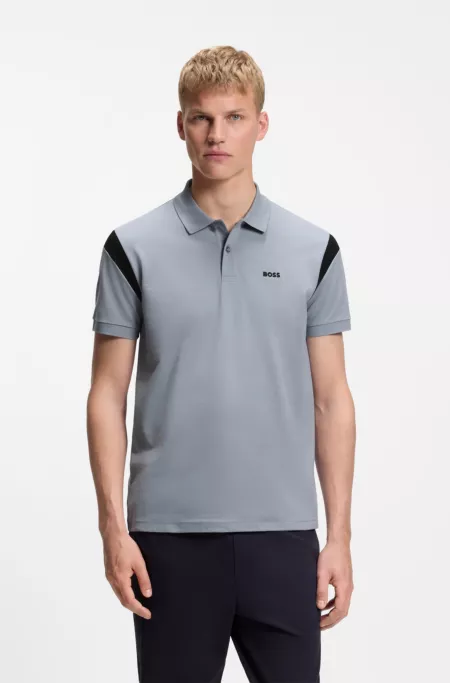 Paddy polo shirt in stretch cotton