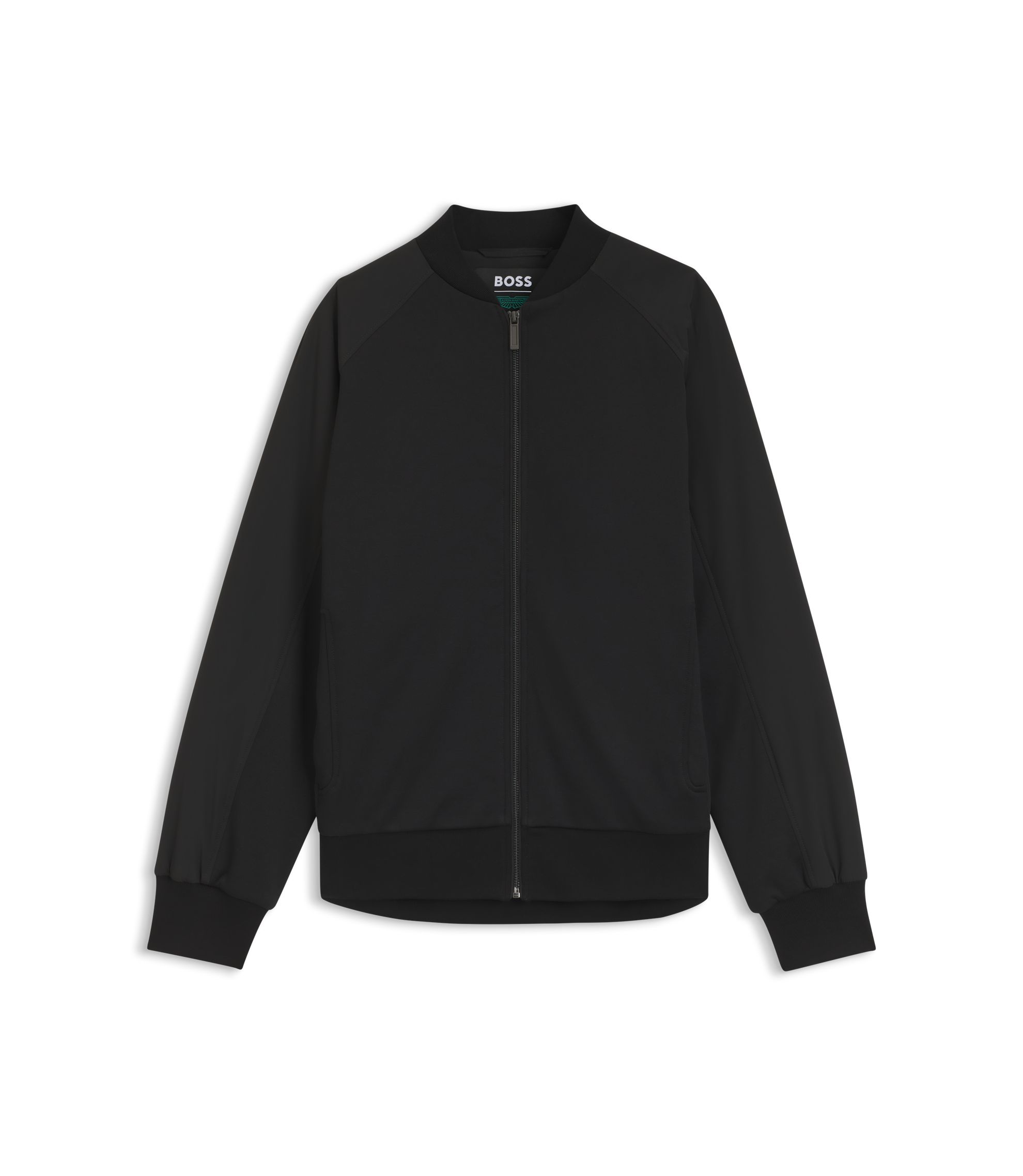 BOSS - BOSS x ASTON MARTIN bomber-style jacket - Black