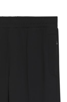 BOSS x ASTON MARTIN modern-fit cotton pants, Black