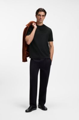 BOSS x ASTON MARTIN T-shirt in mercerized cotton, Black