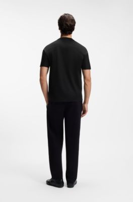 BOSS x ASTON MARTIN T-shirt in mercerized cotton, Black