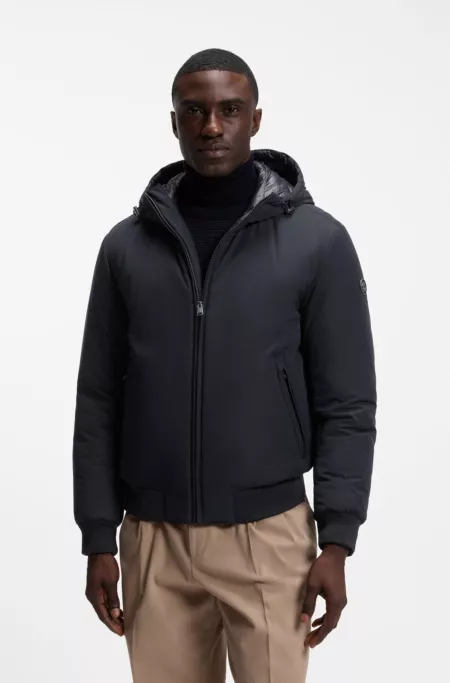 Water-repellent padded jacket with Double B monogram