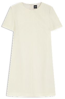 Robe à manches courtes en crêpe japonais