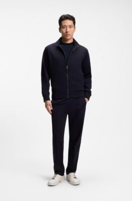 Luxe travel wool T-shirt with FK collar, Light Blue