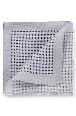 Carré de poche BOSS BY BECKHAM en lin et coton