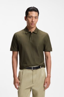 Polo de algod&oacute;n con detalles de rayas, Cal