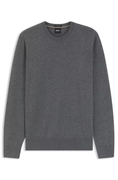 Merino wool sweater in a regular fit