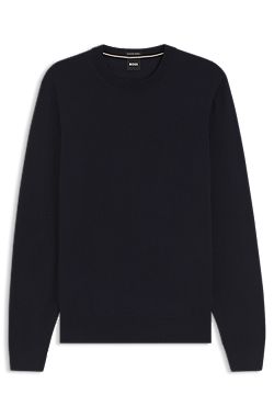 Jersey regular fit en lana merina