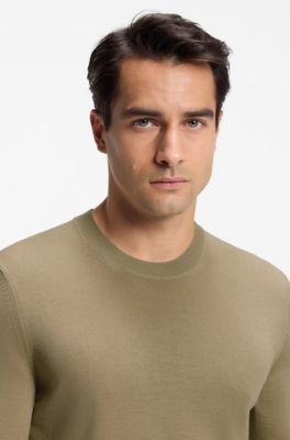 Merino wool sweater, Beige