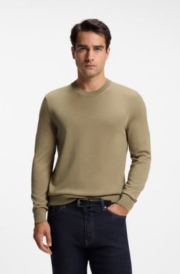 Merino wool sweater, Beige