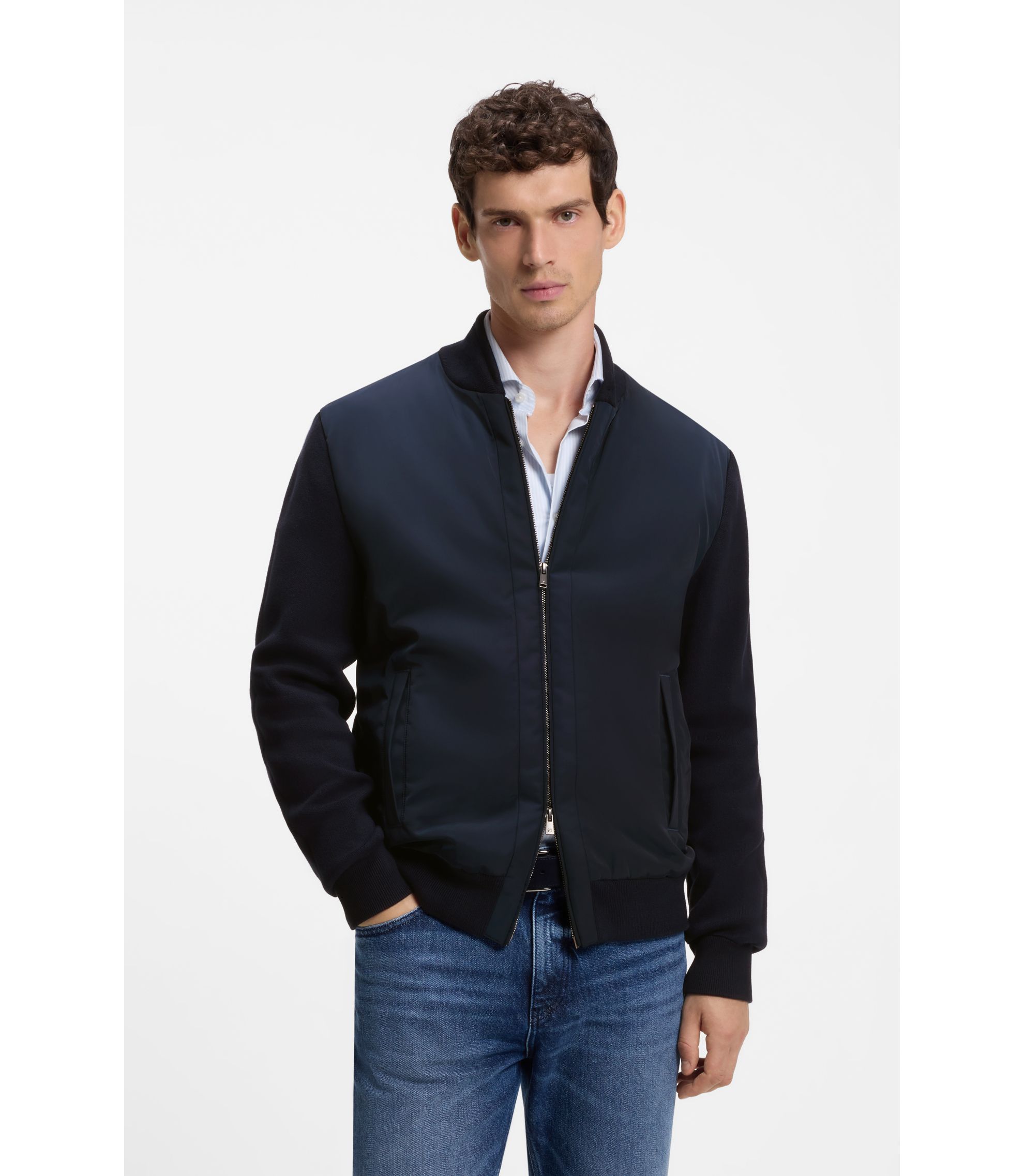 Men's Cardigans Sweaters - Full Zip and Cotton | Hugo Boss