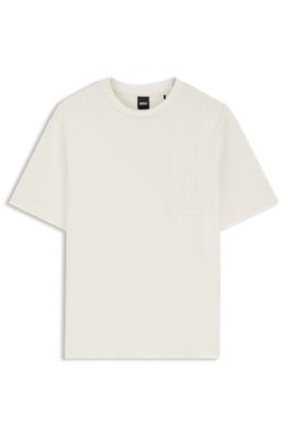 Cotton-jersey T-shirt in regular fit, White