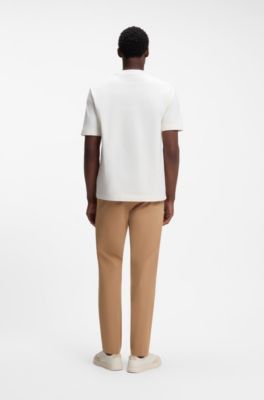 Cotton-jersey T-shirt in regular fit, White