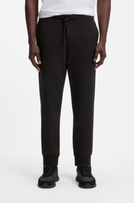 Pantalones de ch&aacute;ndal de punto, Negro