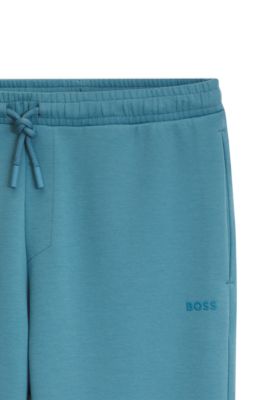 Pantalones de ch&aacute;ndal de punto, Azul