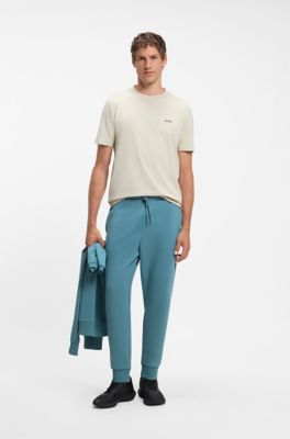 Pantalones de ch&aacute;ndal de punto, Azul