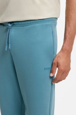 Pantalones de ch&aacute;ndal de punto, Azul