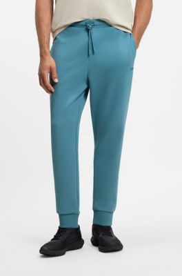 Pantalones de ch&aacute;ndal de punto, Azul