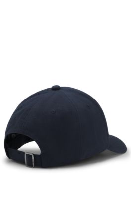 Gorra de lona de algod&oacute;n con insignia con monograma Double&nbsp;B, Azul oscuro